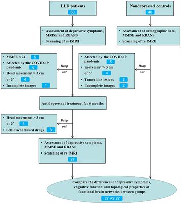 Altered topological properties of functional brain networks in patients with first episode, late-life depression before and after antidepressant treatment